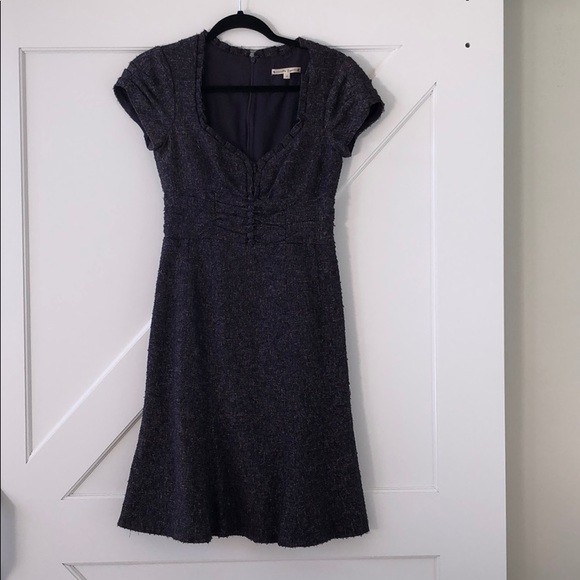 Nanette Lepore Day Dream Tweed Dress In Plum - Picture 3 of 8